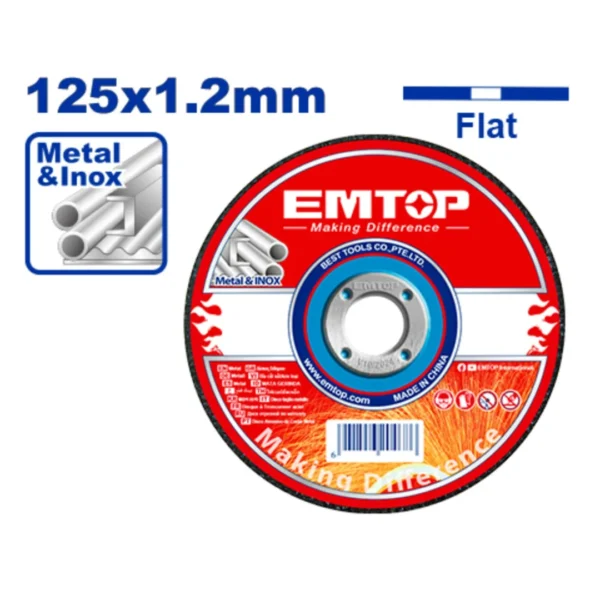 DISCO CORTE METAL 5 X 3/64 X 7/8